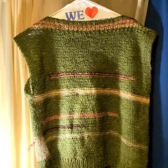 100% handmade wool sweater vest - Picture 4 of 5